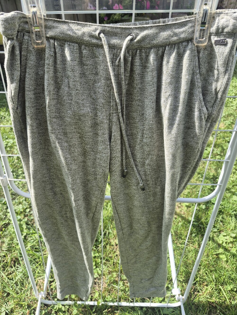 Men's Gray Knit Jogger Pants - Unbranded